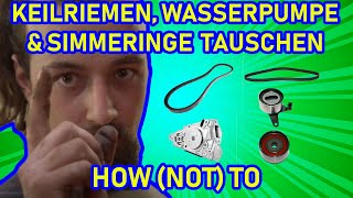 Zahnriemen, Wasserpumpe, Simmerringe & Keilriemen wechseln am MX5 NA NB NBFL | HOW (NOT) TO