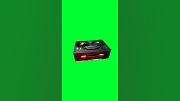 Tape Recording Green Screen Animation