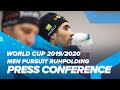 Ruhpolding Men Pursuit Press Conference