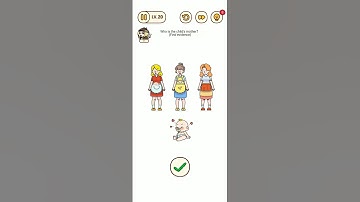 ll Brain Find , Level - 20 Who is the child