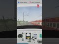 3rd Dmu Cross With Full Speed Cab view I jsh gaming I msts #msts #openrail #indiantrainsimulator
