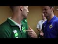 NI and Republic of Ireland players support children with cancer