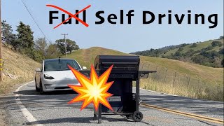 Tesla Automatic Emergency Braking - Real World Test