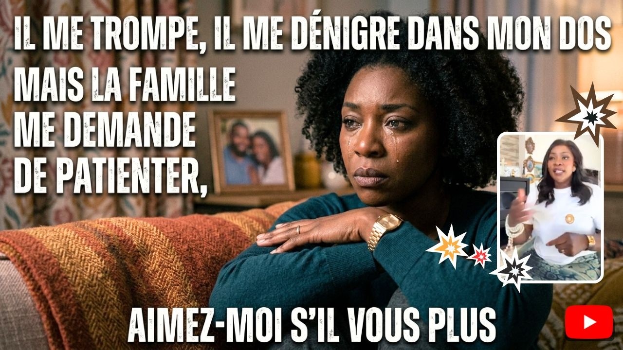 #6 Il me trompe, il me dénigre dans mon dos MAIS la famille me demande de patienter, aimez moi...