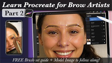 Procreate for Brow Artists [Part 2] Mapping a Client Photo