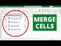 How to MERGE Cells in Excel