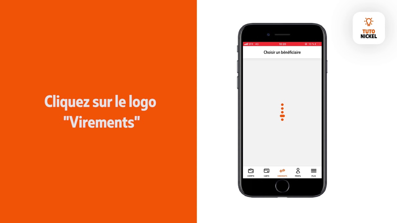 Tuto Nickel - Comment ajouter un bénéficiaire sur mon application ?