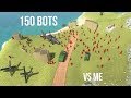 Me vs 150 Bots trying To Kill Me With Airhorns in Ravenfield