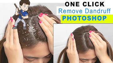 Remove DANDRUFF in Photoshop - Easy Photoshop Tutorial