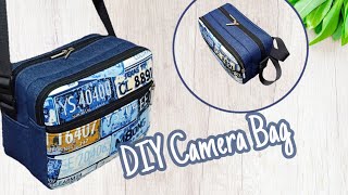 DIY Camera Bag Tutorial/Crossbody Bag/Sling Bag