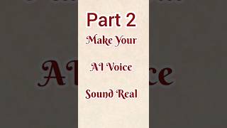 Realistic AI voice tutorial | ElevenLabs tips & tricks #ugccreator #aivoice #shorts #shortvideo #fyp
