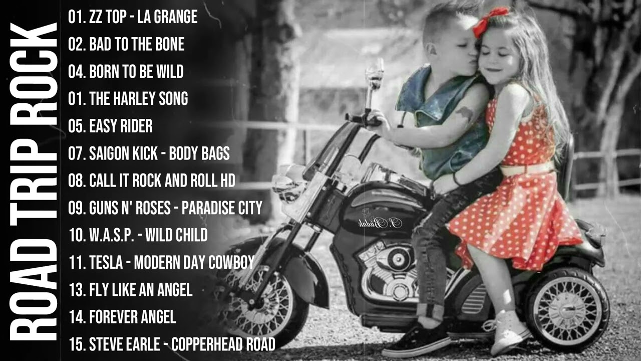 Biker Music 2023, Road - Best Road Trip Rock Songs - Best Driving Motorcycle Rock Songs All Time