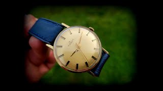 Vintage Uhren : Tissot Herrenuhr 585 Gold Uhrwerk 781-1  1967-1972 .