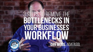 3 Steps to Remove the Bottlenecks in Your Businesses Workflow - Dan Weiss - GYB CLE