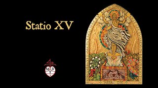 FIFTEENTH STATION (ENGLISH) - The Murano Glass 'Way of the Cross' by Marco Toso Borella