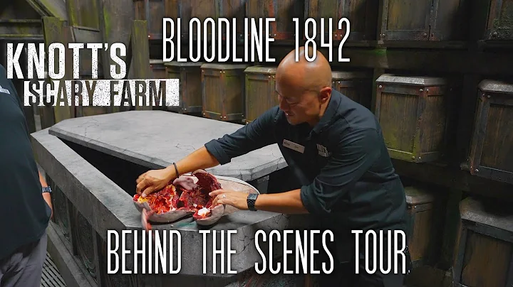 Bloodline 1842 maze daytime tour at Knott's Scary Farm 2022