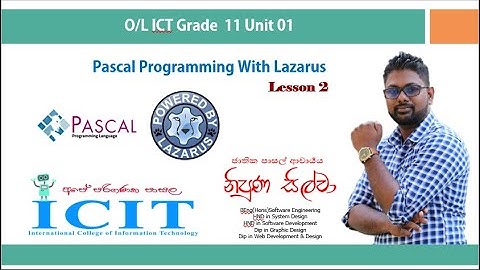 Pascal lesson 02