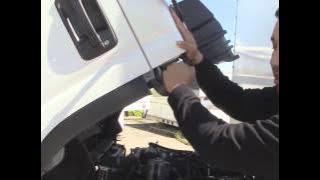 Tilting the Isuzu Truck Cab