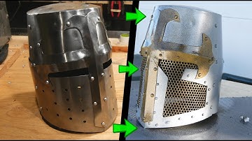 Turning a Cheapie Crusader Helmet into ✞The APOCRUSADER Helm✞