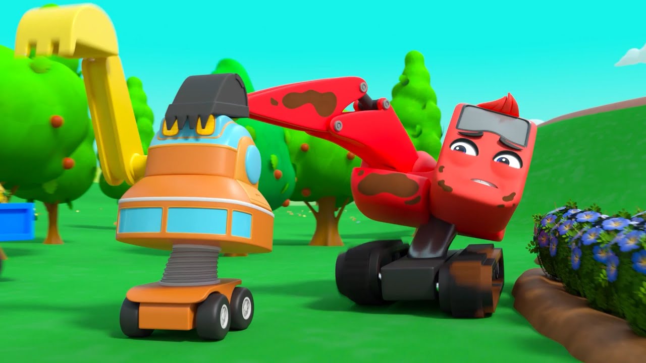 🤖Robot Digger Returns 🤖| Buster and Friends | @DigleyandDazey - YouTube