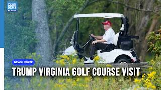 President Trump Departs White House Sunday Morning for Virginia Golf Trip | Dawn News English