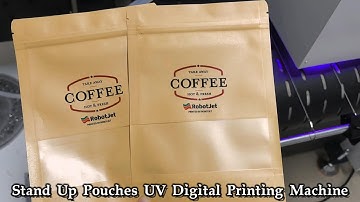 Stand up pouches UV digital printing machine, Singlepass UV Digital Printer