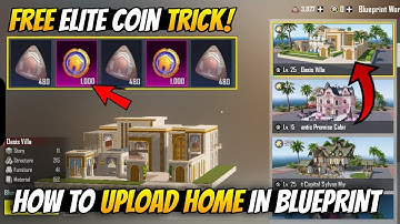 How To Use Blueprint In Bgmi Home - How To Upload Home In Blueprint Bgmi