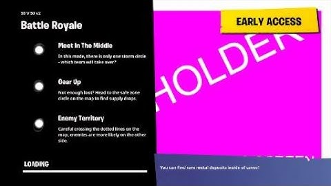 Fortnite: Battle Royale - Season 4 - Best Loading Screen - Placeholder (Blockbuster #3)