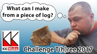 How to make a fidget spinner from a small log or branch - Challenge T(h)ree 2017