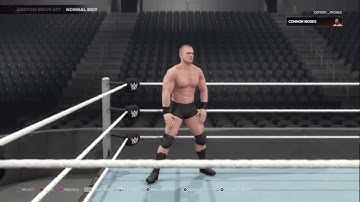 WWE 2K24 create a brand new moveset for number one connor moses wrestler