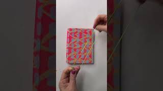 Got extra gelli prints lying around? 🎨 Let's use them!
