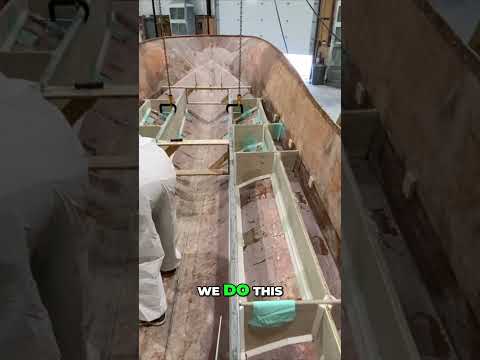 Mako Boat Stringer Repair: Tabbing and Full Lamination Guide #shorts