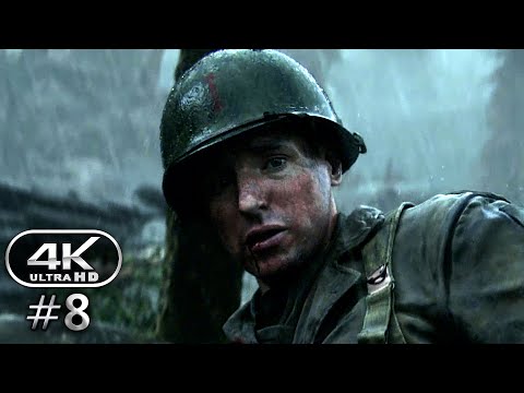 Call Of Duty WW2 Gameplay Walkthrough Part 8 - COD WW2 PC 4K 60FPS (No Commentary)