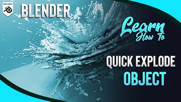 Learn how to quick explode object in blender | Deepak Graphics