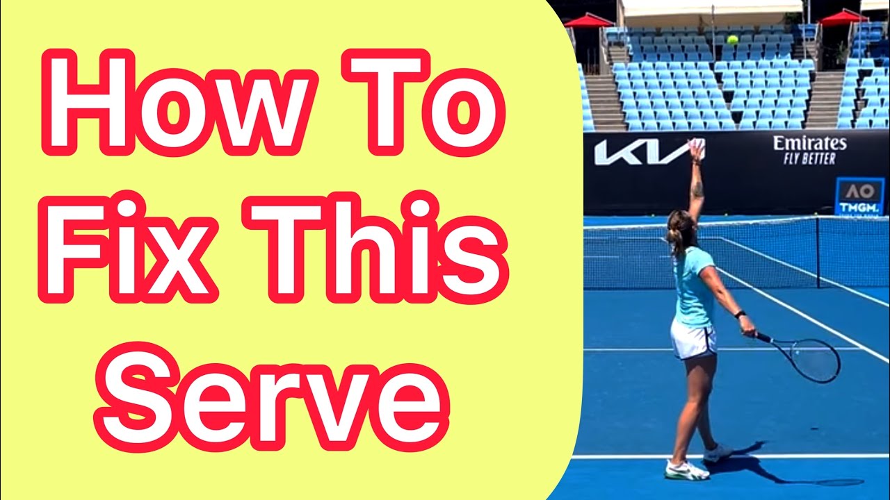 How Aryna Sabalenka Can Stop Double Faulting (Tennis Serve Technique)