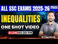ALL SSC EXAMS 2025-26 | Reasoning Inequalities One Shot Video | By Yogendra Sir