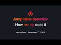 Jump table detection in the rev.ng decompiler (rev.ng hour 2023-11-17)