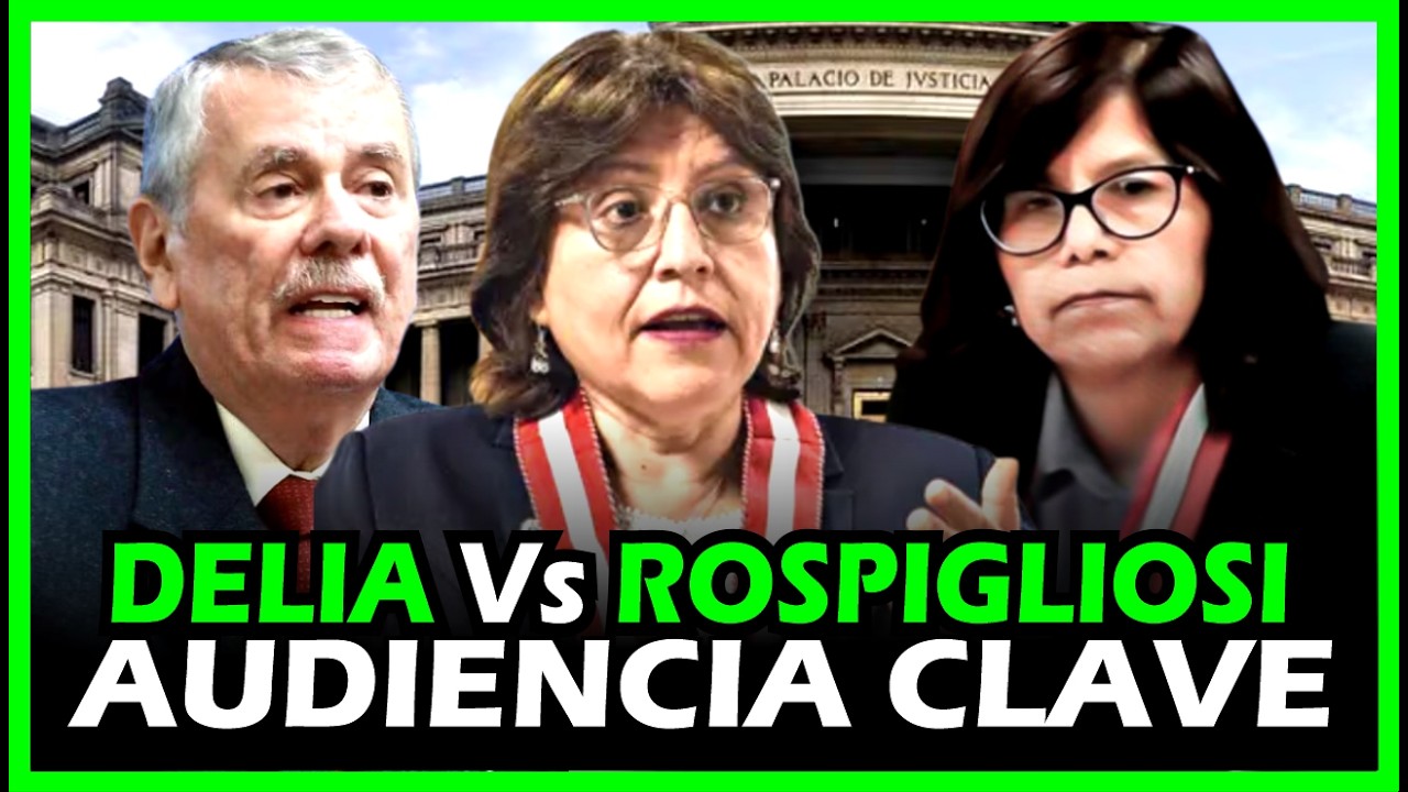 AUDIENCIA! DELIA ESPINOZA CONTRA ROSPIGLIOSI POR DIFAMACIÓN.