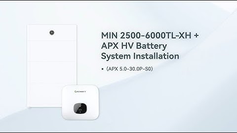 Installation Guide: Growatt MIN-XH Inverter & APX HV Battery Step-by-Step Tutorial