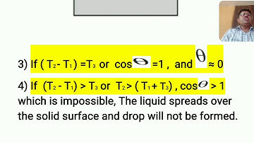 Mechanical properties of fluid: Shape of liquid drops on solid surface