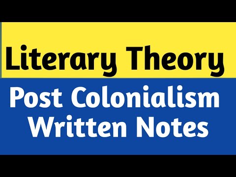 L || Post colonialism literary Theory || Literary Theory post Colonialism || Post colonialism
