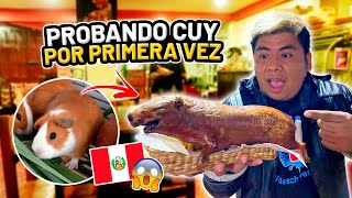 ESTO REALMENTE SE COME EN PERU *Cuy al horno*  