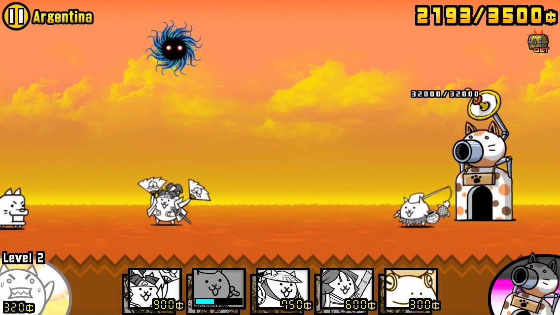 [The Battle Cats] Japanese folktale cats... they are really powerful