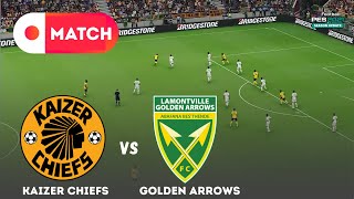 Kaizer Chiefs vs Golden Arrows | Premiership 2025 Match Simulation | eFootball PES 21 Gameplay