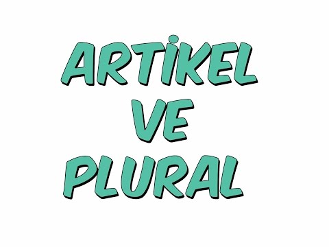 12dk'da ALMANCA'DA ARTİKEL VE PLURAL