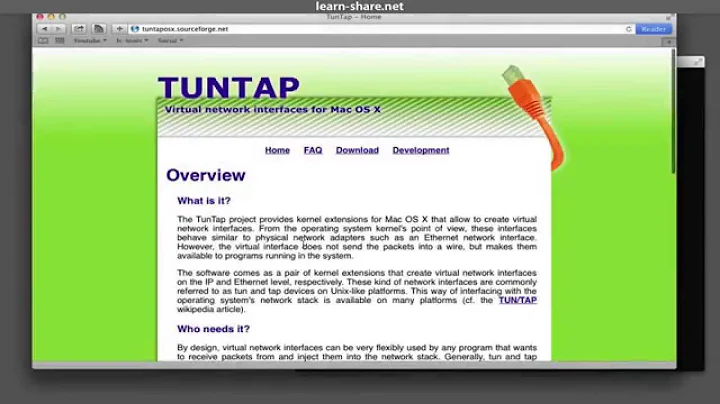 Tun Tap Virtual Network Interfaces