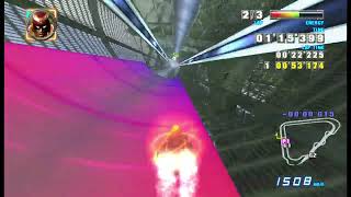 F-Zero GX Time Attack on Green Plant intersection With Blue Falcon 2'11