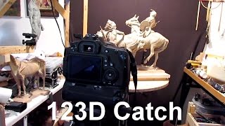 123D Catch - Figured out a good setup for Shooting Photos of my Clay screenshot 3