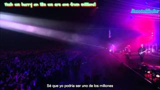Video thumbnail of "ONE OK ROCK - NO SCARED (Sub español)   Zankyou Reference Tour"