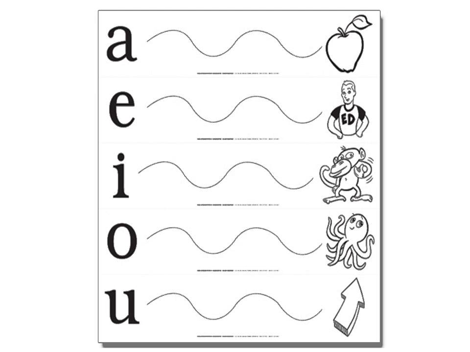 Vowel Chart For Kindergarten